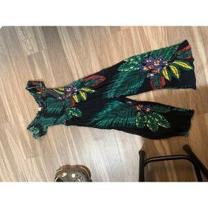 Patrons of Peace Jumpsuit Pant Jumper wide leg off shoulder romper pantsuit XS